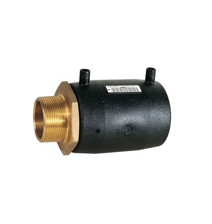 MANICOTTO ELETTRICO MASCHIO PEAD/OTTONE PN 16 Diam. 50 x 1"1/2