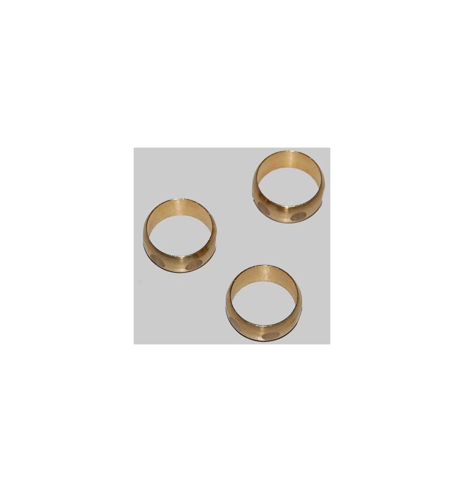OGIVE IN OTTONE PER TUBO RAME - 12 x 3/8