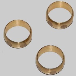 OGIVE IN OTTONE PER TUBO RAME - 12 x 1/2