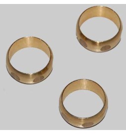 OGIVE IN OTTONE PER TUBO RAME - 18 x 3/4