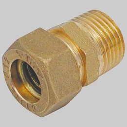 RACCORDO DIRITTO MASCHIO O-RING TIEMME - 18 x 3/4