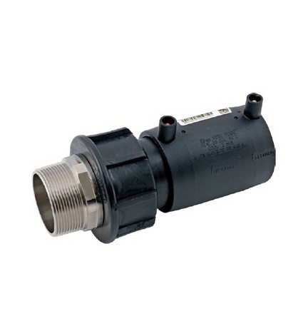 MANICOTTO DI TRANSIZIONE PE/OTTONE MASCHIO PE 100 Diam. 90 x 3"