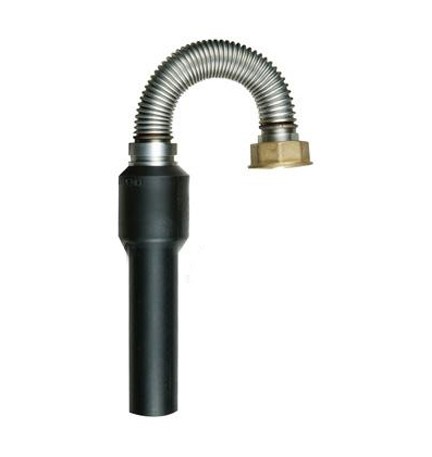 RACCORDO DI TRANSIZIONE PE-TUBO FLESSIBILE INOX 32 x 1"