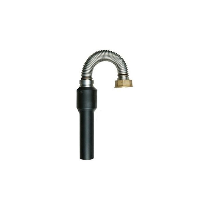 RACCORDO DI TRANSIZIONE PE-TUBO FLESSIBILE INOX 32 x 1"