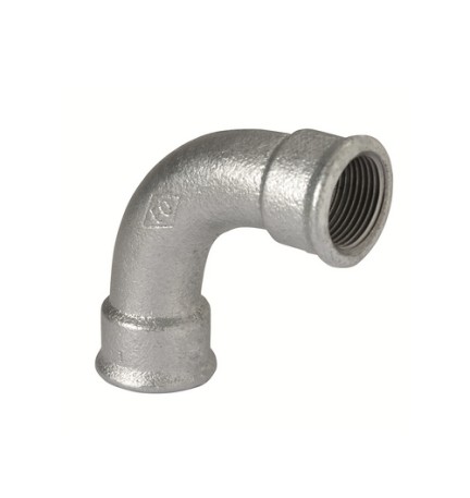 CURVA FF ZINCATA 1"1/2