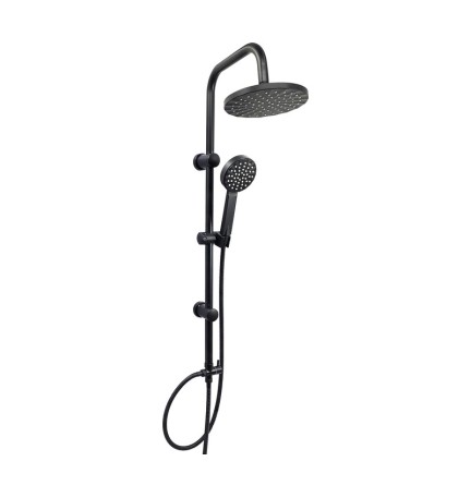 COLONNA DOCCIA C/SOFF E DOCC LX-4001 NERO GROENLANDIA