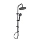 COLONNA DOCCIA C/SOFF E DOCC LX-4001 NERO GROENLANDIA