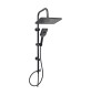 COLONNA DOCCIA C/SOFF E DOCC LX-4002 NERO OP GROENLANDIA