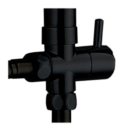 DEVIATORE COLONNA DOCCIA LX-4001 NERO OP GROENLANDIA