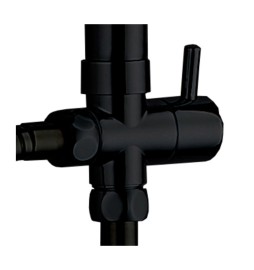 DEVIATORE COLONNA DOCCIA LX-4001 NERO OP GROENLANDIA