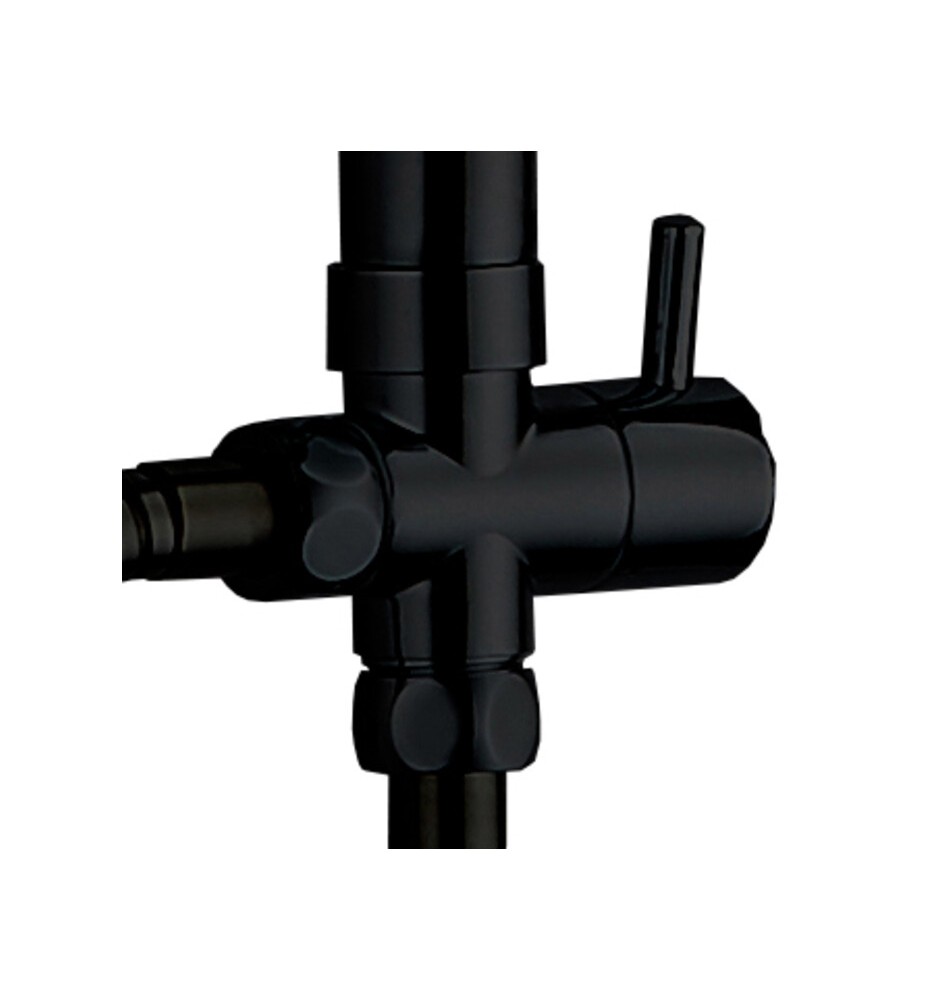 DEVIATORE COLONNA DOCCIA LX-4001 NERO OP GROENLANDIA