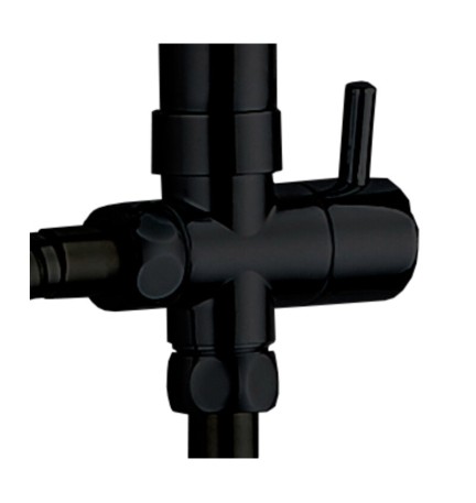 DEVIATORE COLONNA DOCCIA LX-4001 NERO OP GROENLANDIA