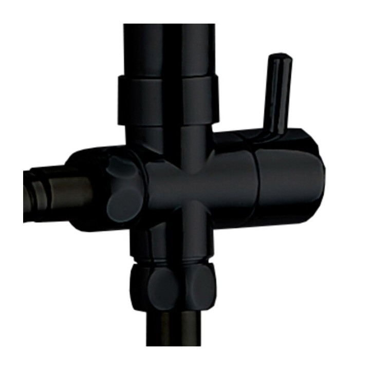 DEVIATORE COLONNA DOCCIA LX-4001 NERO OP GROENLANDIA