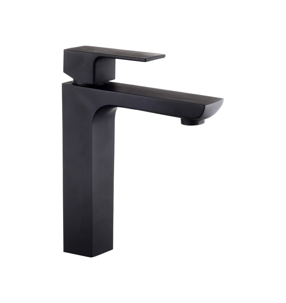 SERIE ELEGANT GRUPPO LAVABO MISCELATORE NERO OPACO