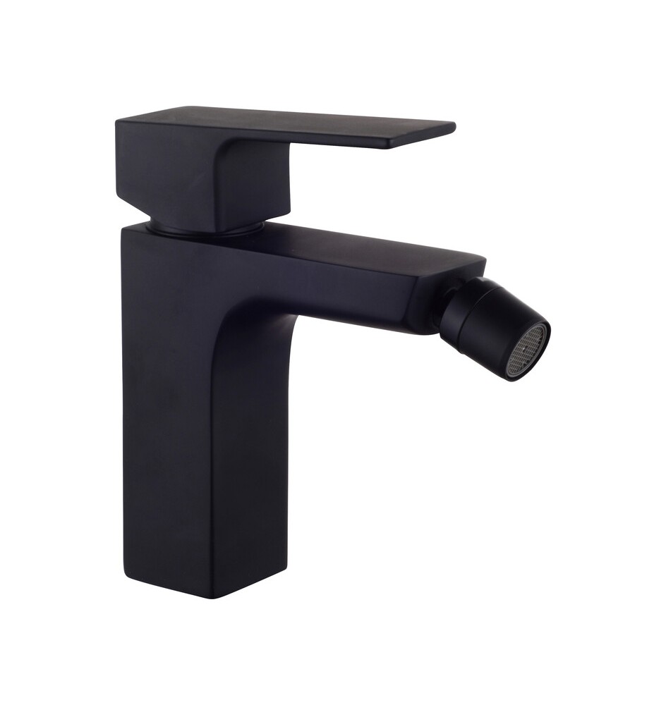 SERIE ELEGANT GRUPPO BIDET MISCELATORE NERO OPACO