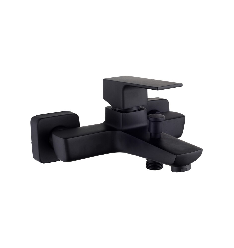 SERIE ELEGANT GRUPPO VASCA MISCELATORE NERO OPACO