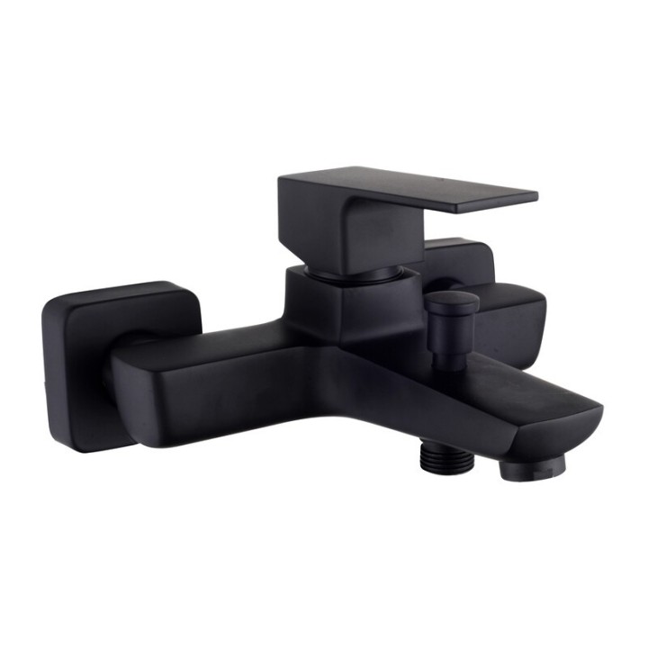 SERIE ELEGANT GRUPPO VASCA MISCELATORE NERO OPACO