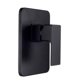 SERIE ELEGANT MISCELATORE INCASSO DOCCIA NERO OPACO