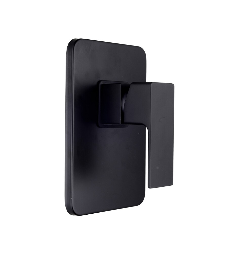 SERIE ELEGANT MISCELATORE INCASSO DOCCIA NERO OPACO