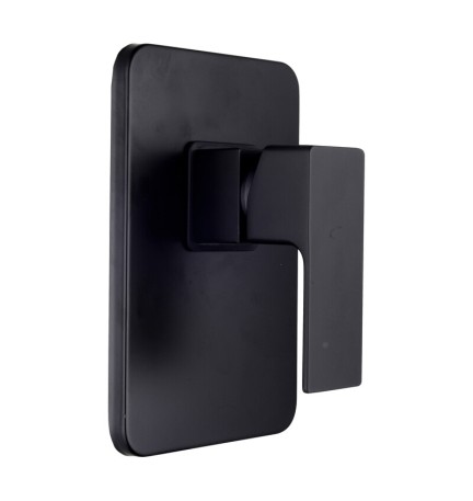 SERIE ELEGANT MISCELATORE INCASSO DOCCIA NERO OPACO