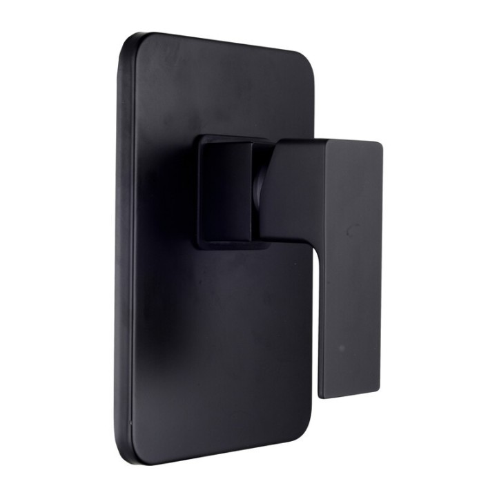 SERIE ELEGANT MISCELATORE INCASSO DOCCIA NERO OPACO