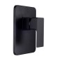 SERIE ELEGANT MISCELATORE INCASSO DOCCIA NERO OPACO