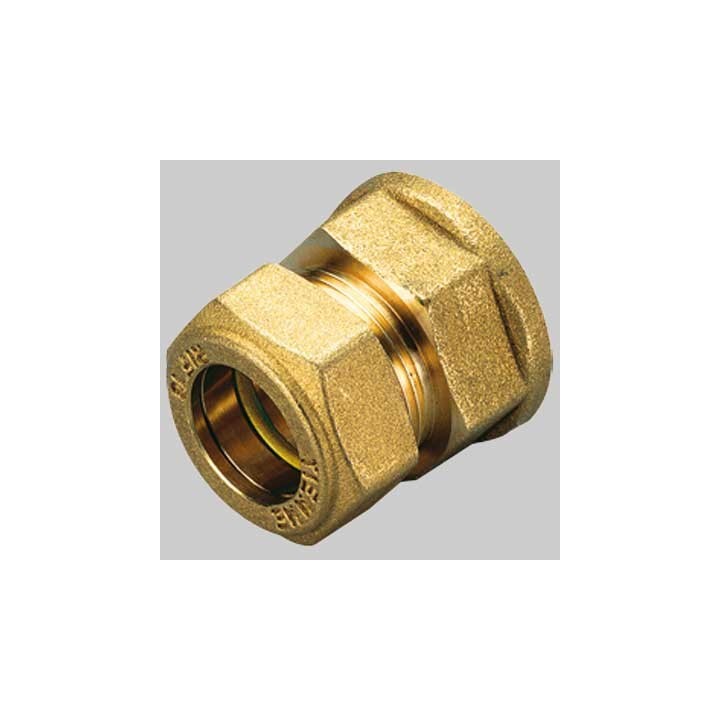 RACCORDO DIRITTO FEMMINA CON O-RING GIALLO - 14 x 1/2