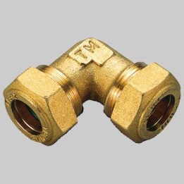 RACCORDO CURVO DOPPIO O-RING GIALLO - 18 x 18