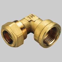 RACCORDO CURVO FEMMINA CON O-RING GIALLO - 12 x 1/2