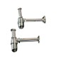 SIFONE A BOTTIGLIA OTTONE CROMATO D 1.1/4*