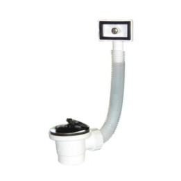 PILETTA P/LAVELLO INOX C/TAPPO D 70 MM 1.1/2**