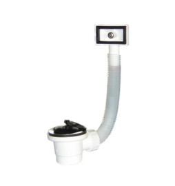 PILETTA P/LAVELLO INOX C/TAPPO D 70 MM 1.1/2**