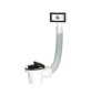 PILETTA P/LAVELLO INOX C/TAPPO D 70 MM 1.1/2**
