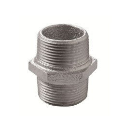 NIPPLE CON FILETTATURA DX & SX ZINCATO 1"