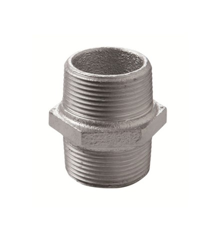 NIPPLE CON FILETTATURA DX & SX ZINCATO 1"1/4