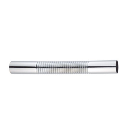 CANOTTO FLESSIBILE OTTONE CROMATO D 30X250 MM*