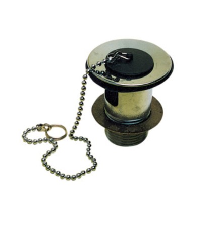 PILETTA LAVABO E BIDET D 11/4 OTTONE CROMO