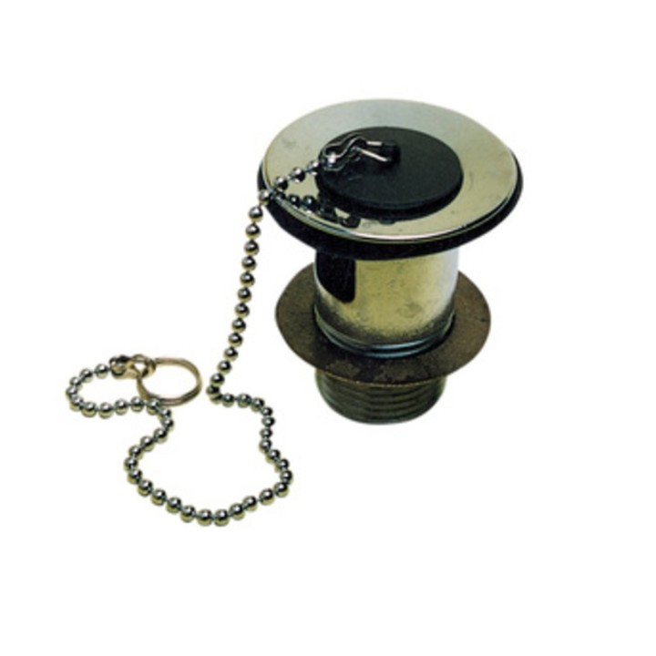PILETTA LAVABO E BIDET D 11/4 OTTONE CROMO
