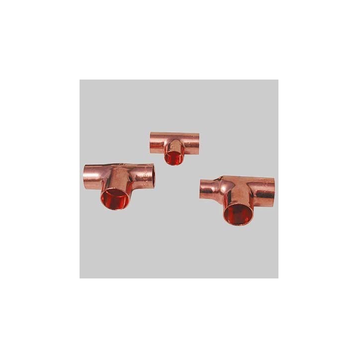 TEE RAME RIDOTTO A SALDARE FEMMINA/FEMMINA/FEMMINA - 28 x 22 x 28