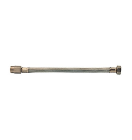 FLESSIBILE INOX PROLUNGATO MAS 1/2 FEM 3/8 30CM DN10