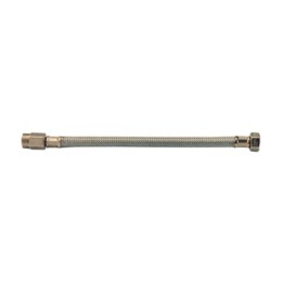 FLESSIBILE INOX PROLUNGATO MAS 1/2 FEM 3/8 50CM DN10