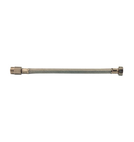 FLESSIBILE INOX PROLUNGATO MAS 1/2 FEM 3/8 50CM DN10