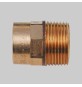 NIPLES BRONZO FILETTATO MASCHIO A SALDARE FEMMINA - 14 x 1/2