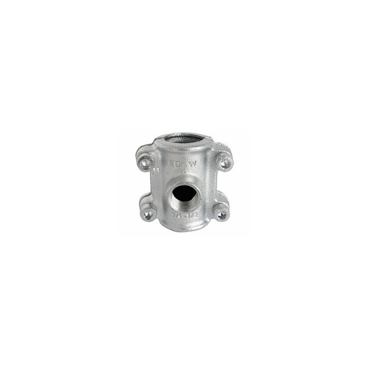 COLLARE DI DERIVAZIONE ZINCATO 3/4" x 1/2"