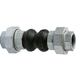 GIUNTO IN GOMMA ANTIVIBRANTE FILETTATO F/F DN 25 - 1" - L. 200