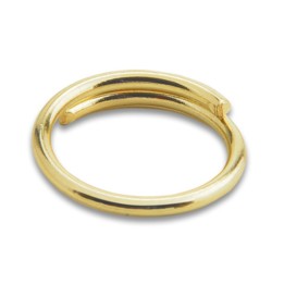ANELLO P/CATENA A PERLINE OTTONE LUCIDO D 14 MM
