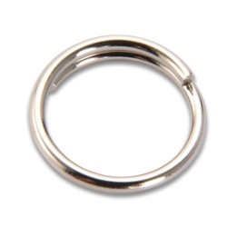 ANELLO P/CATENA A PERLINE OTTONE NICHEL D 14 MM