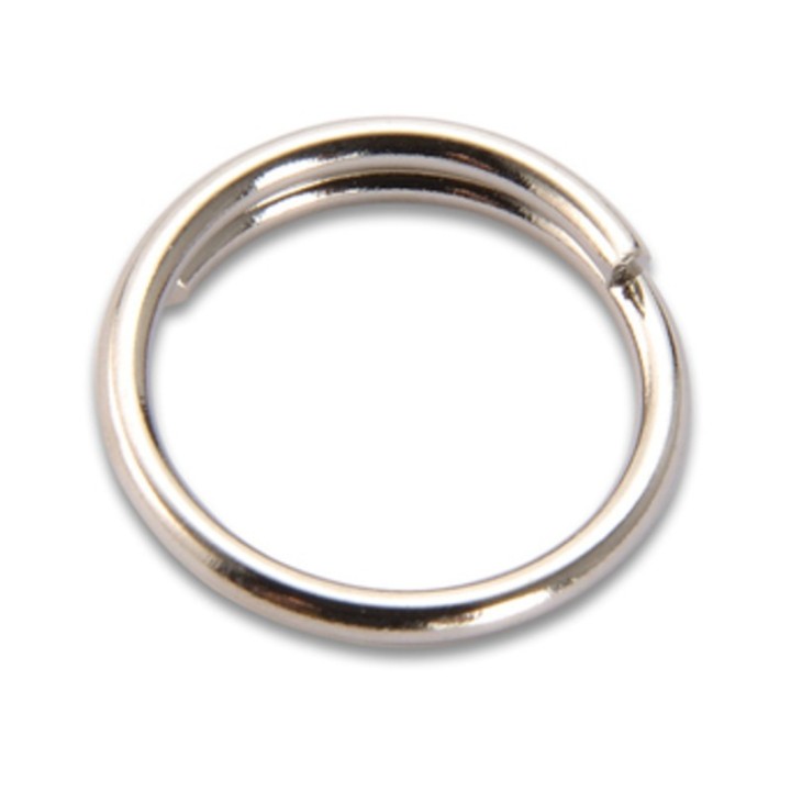 ANELLO P/CATENA A PERLINE OTTONE NICHEL D 14 MM