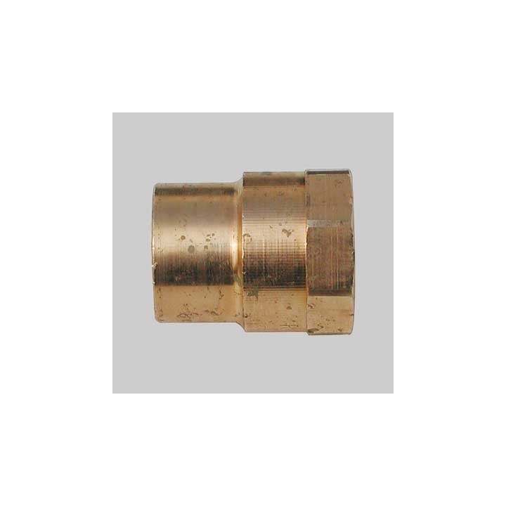 NIPLES BRONZO FILETTATO FEMMINA A SALDARE FEMMINA - 28 x 3/4