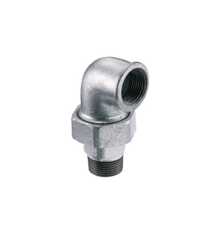 GOMITO CON BOCCHETTONE A 90° SEDE PIANA M/F 3/4